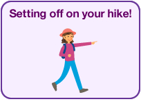 Setting off on your hike!