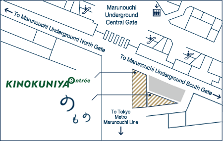 Location of nomono Tokyo