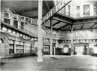 Photograph of dome interior at time of original construction