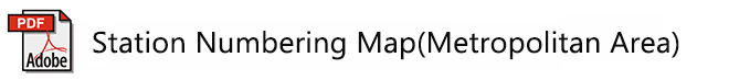 Station Numbering Map(Metropolitan Area)