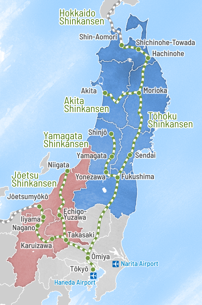 Skiing In Japan Map