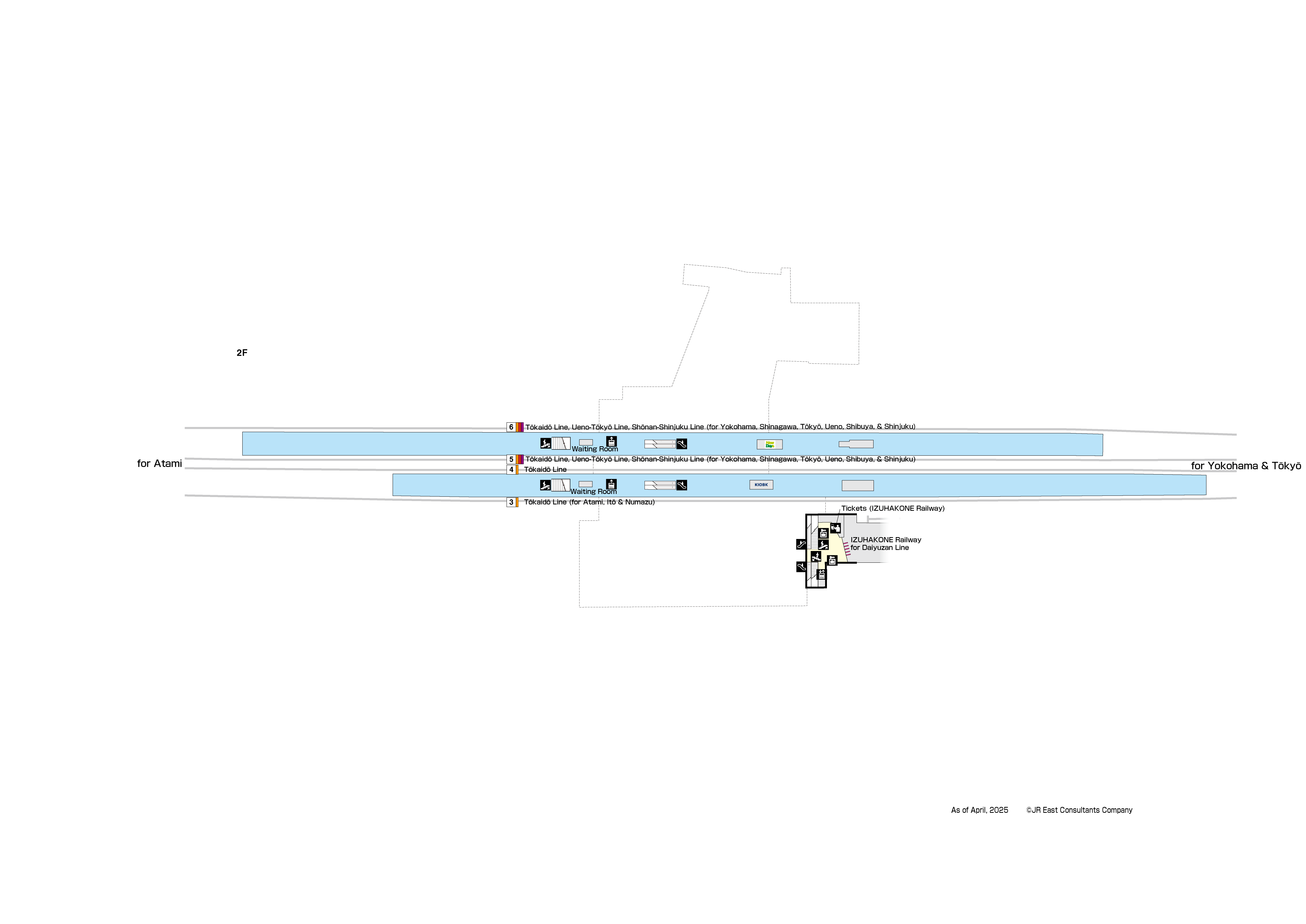 Odawara Station 2FMap