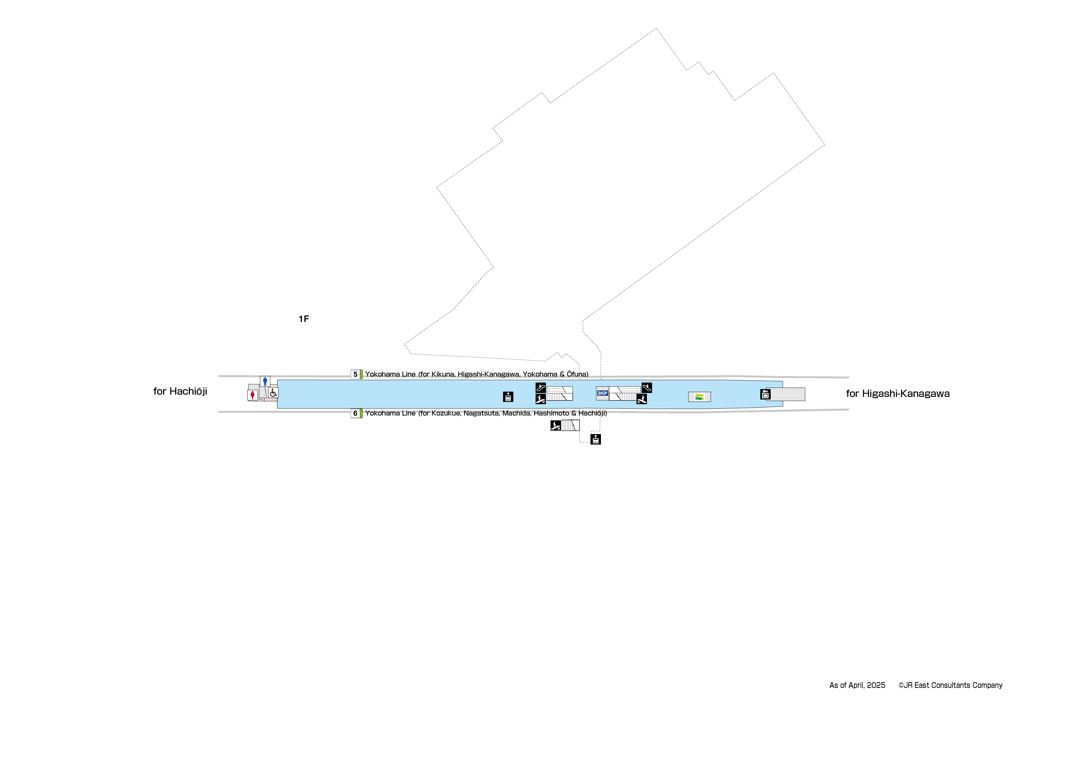 Shin-Yokohama Station 1FMap