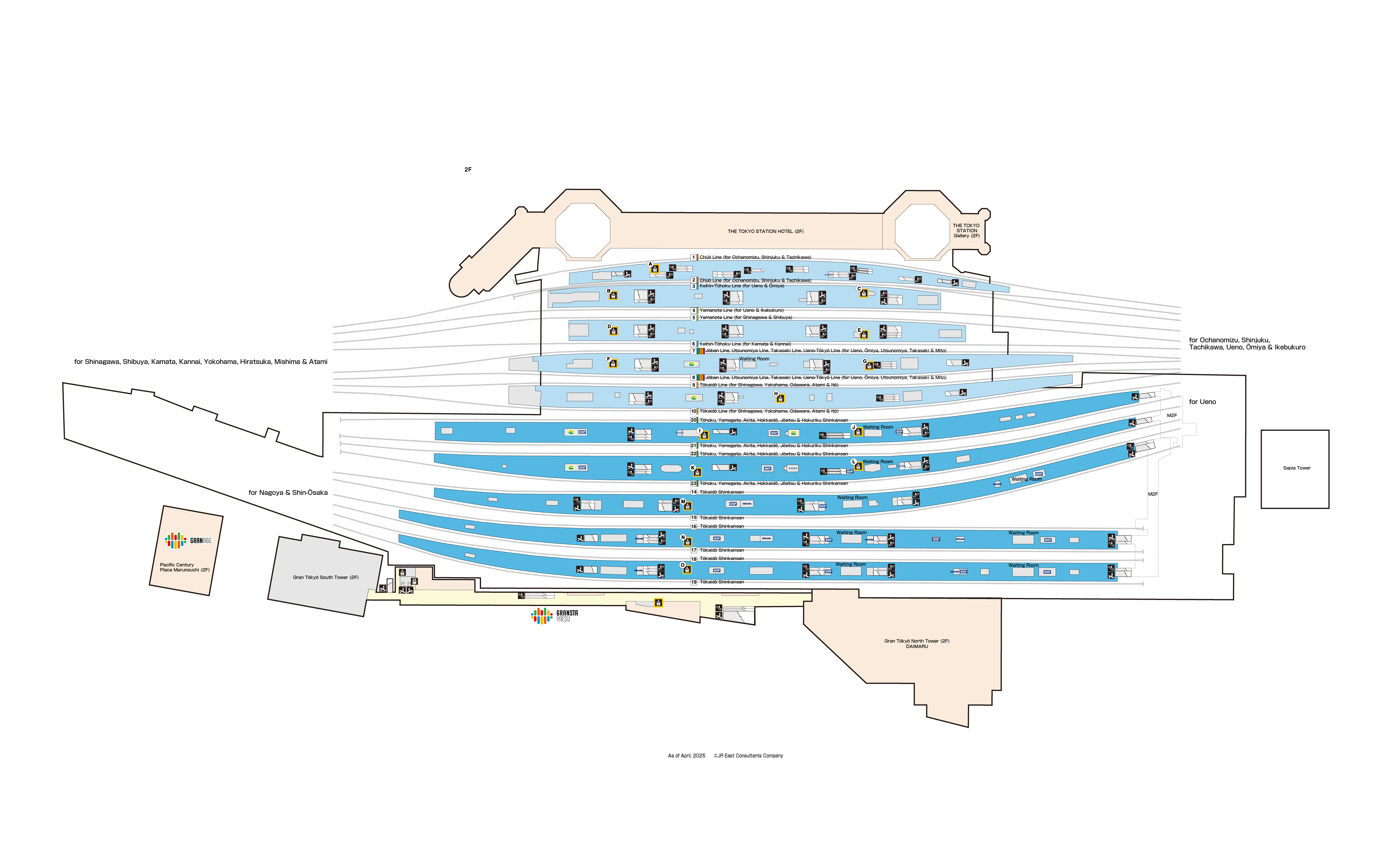 Tokyo Station 2FMap