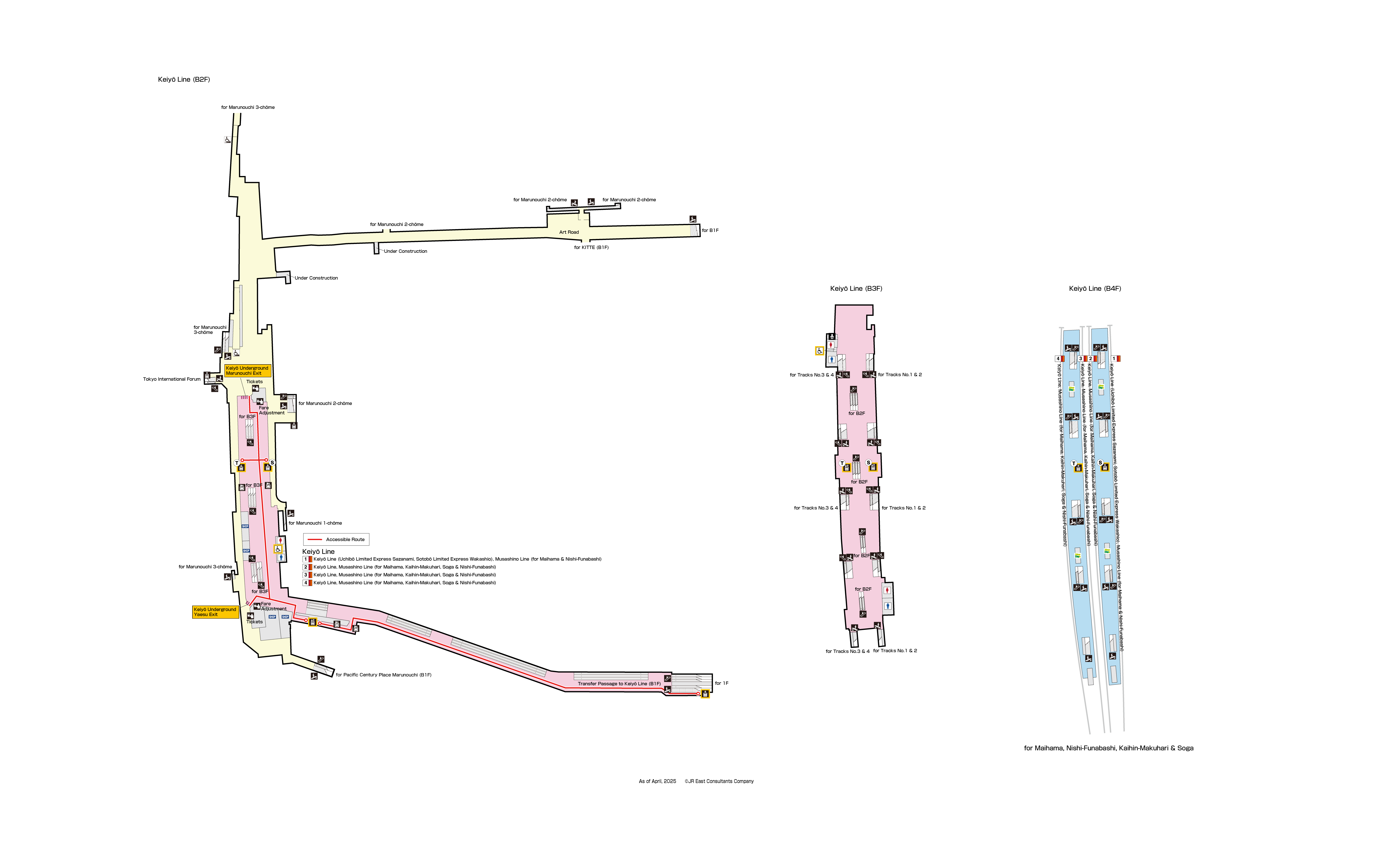 Tokyo Station Keiyo Line Map