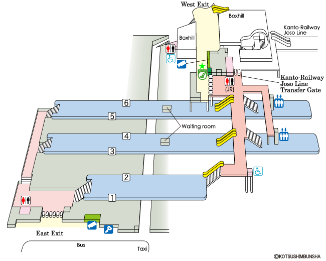 Toride Station Map