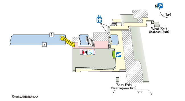 Itabashi Station Map