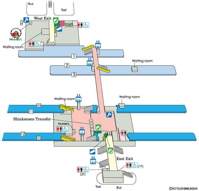 Ichinoseki Station Map