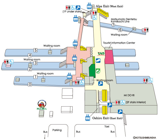 Matsumoto Station Map