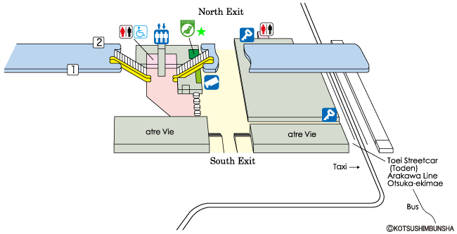 Otsuka Station Map