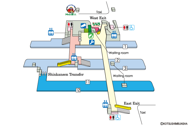 Omagari Station Map