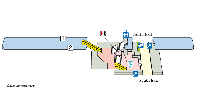 Kameari Station Map