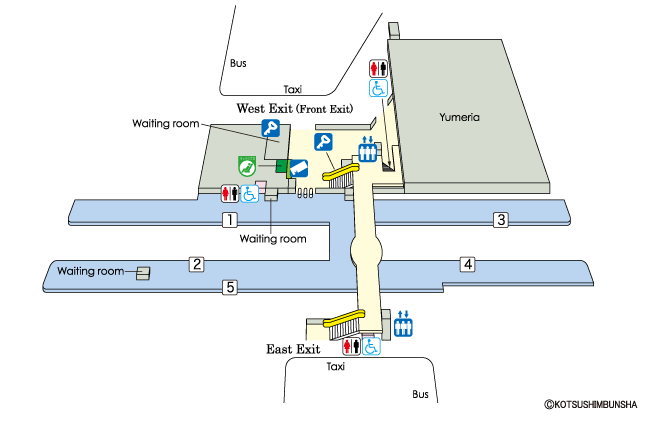 Shinjo Station Map