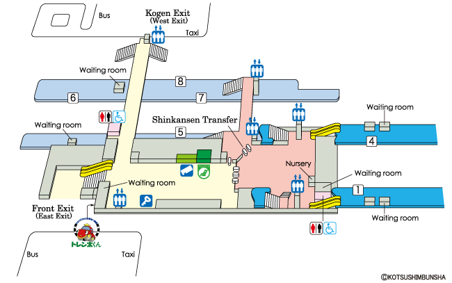 Shin-Shirakawa Station Map