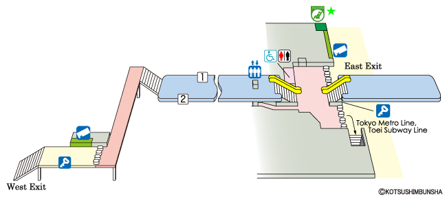 Iidabashi Station Map