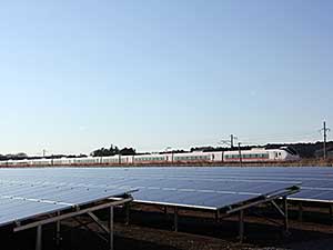 友部・内原間太陽光発電設備