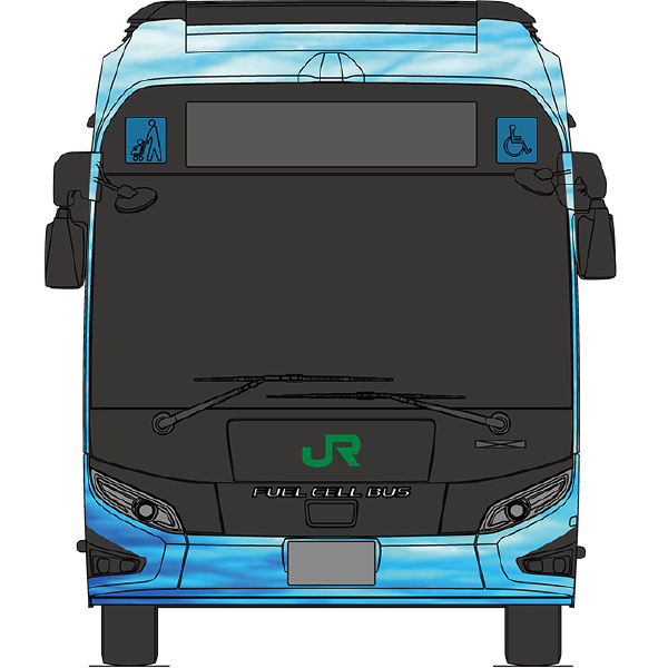 燃料電池バス（正面イメージ）