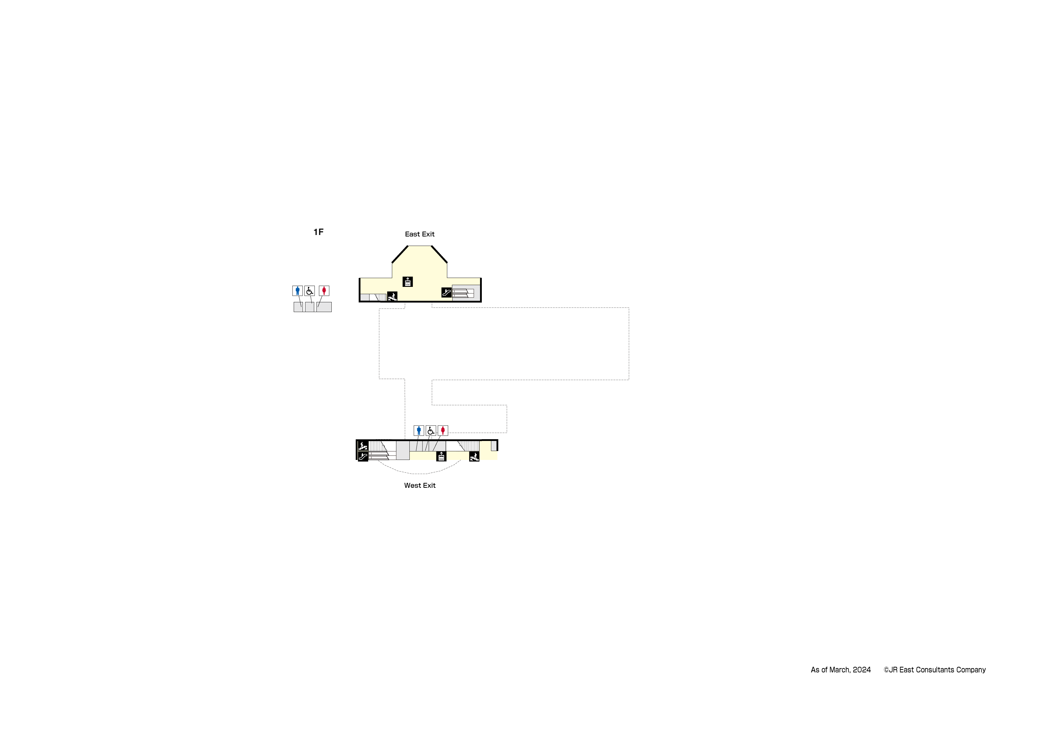 Joetsumyoko Station 1FMap