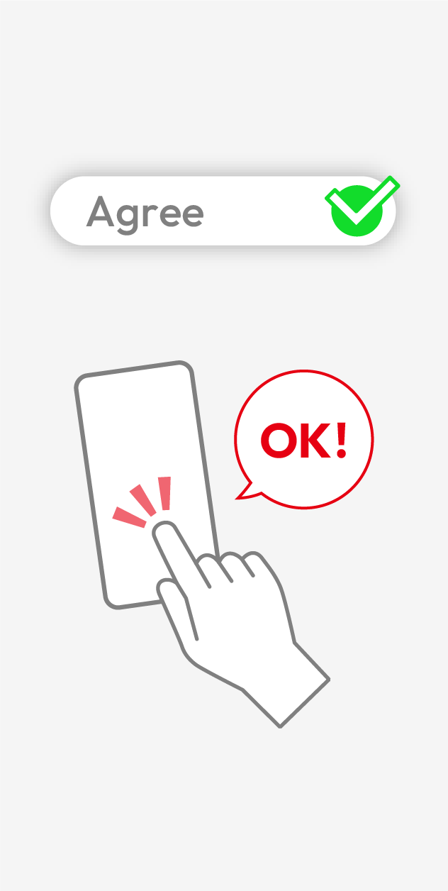 Agree to the terms and conditions