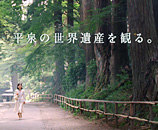 中尊寺 月見坂の写真