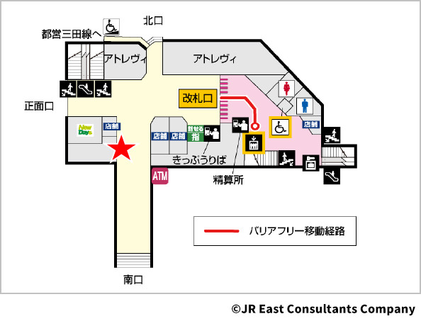 巣鴨駅改札外