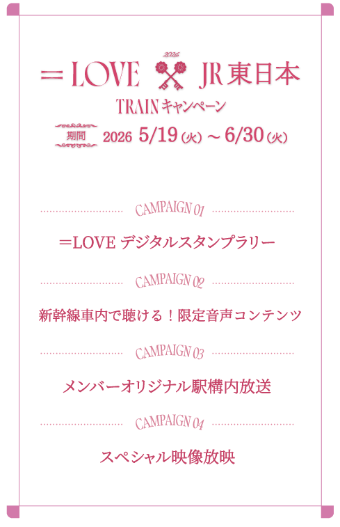 各キャンペーンへのリンク