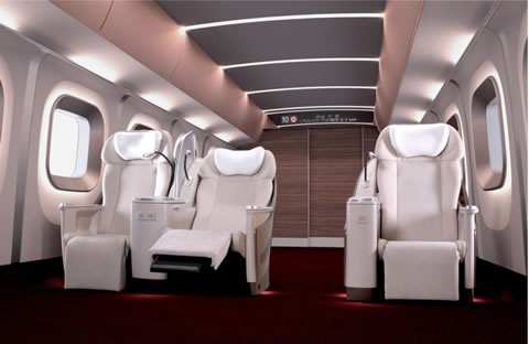 Image of “GranClass” Passenger Cabin