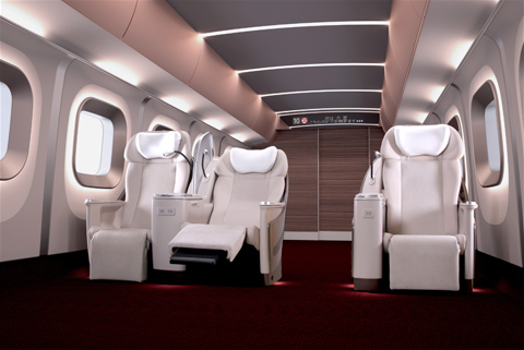 Image of “GranClass” passenger cabin