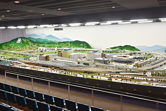 鉄道ジオラマ（2F）