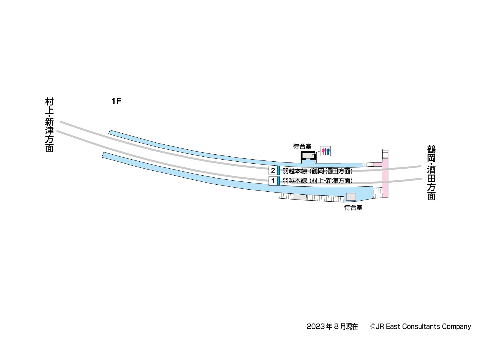 今川駅　1F構内図