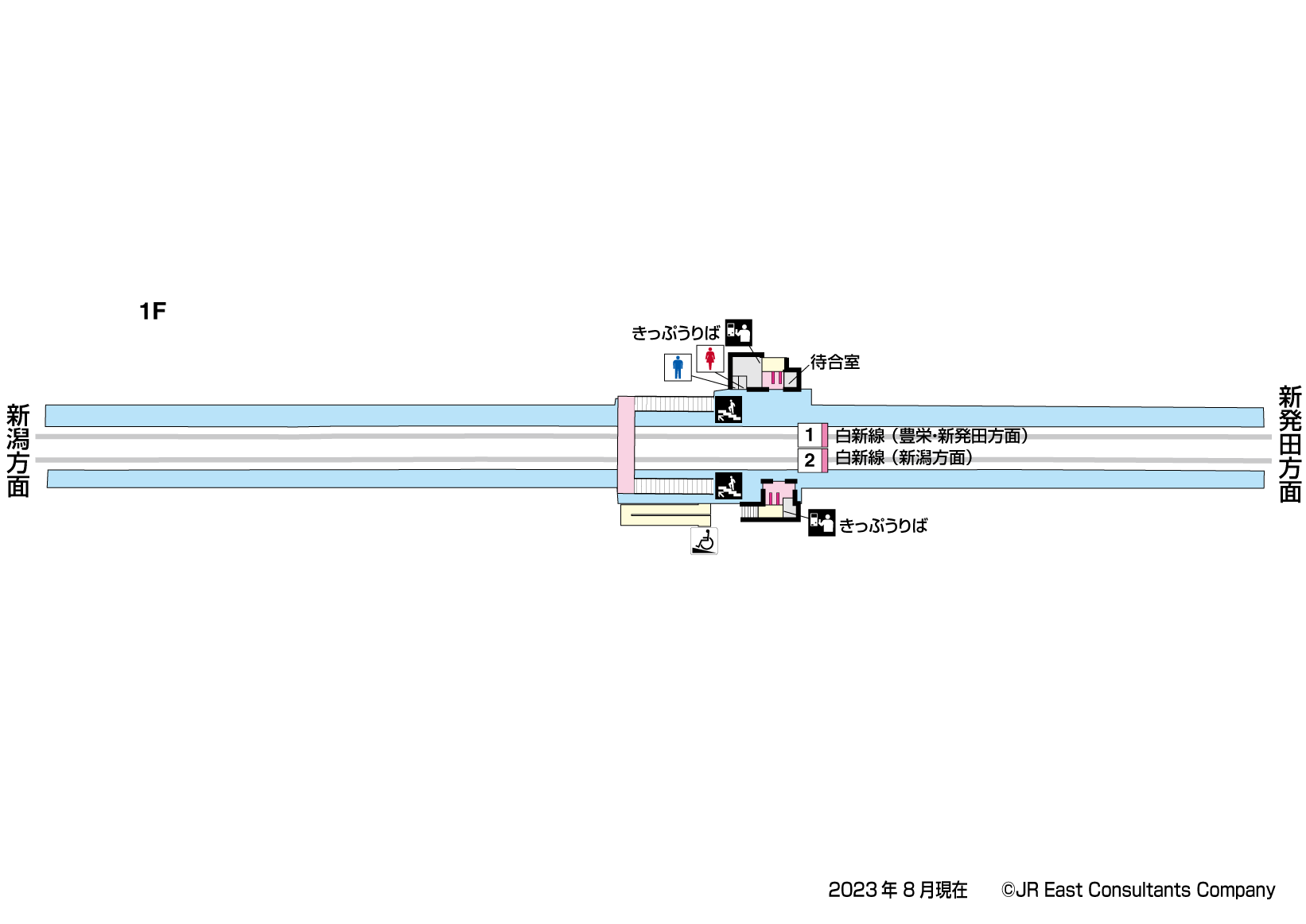 Jr東日本 駅構内図 大形駅