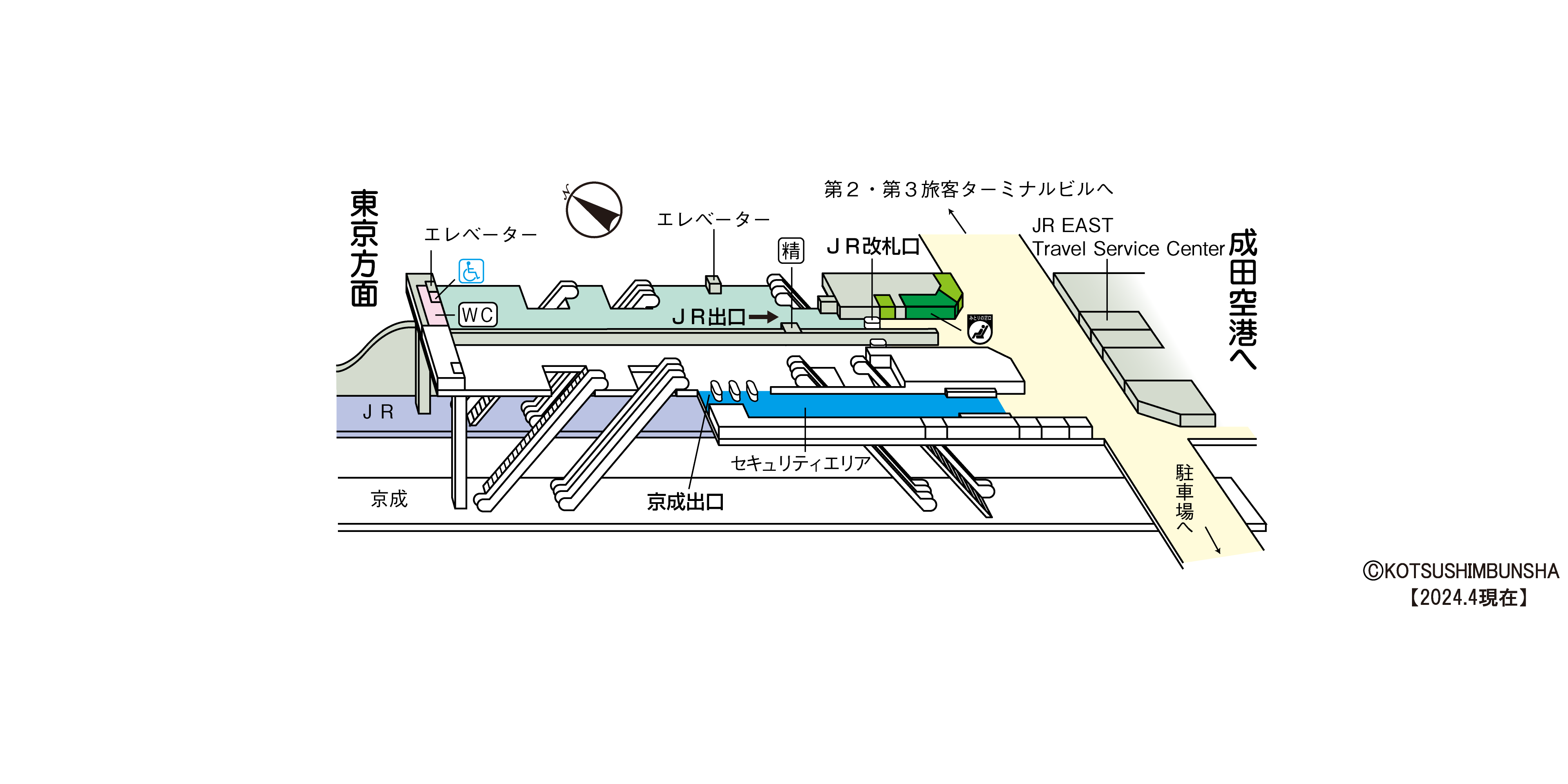 東京駅　立体図