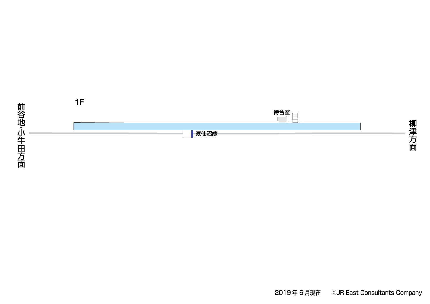 のの岳駅　1F構内図