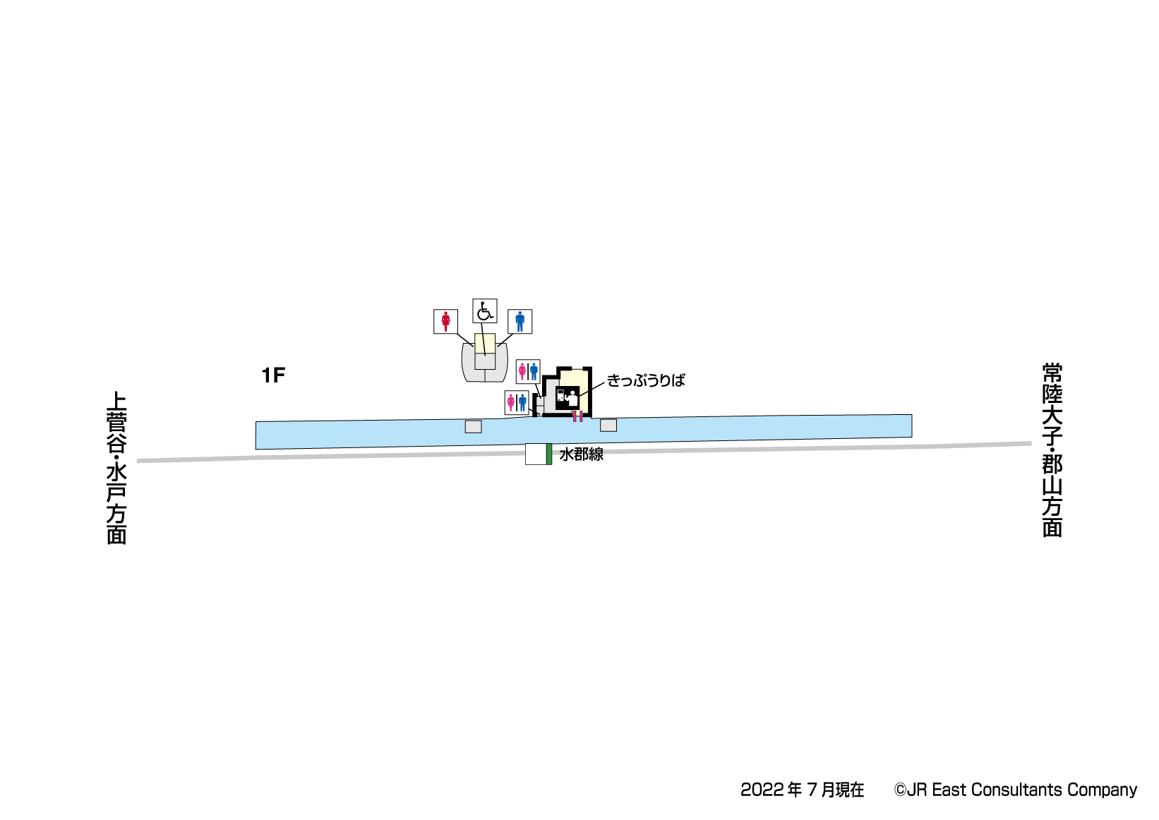 Jr東日本 駅構内図 袋田駅