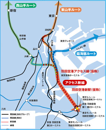 羽田空港アクセス線構想の実現