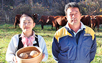 iwate tetoteto店長 酒田さんと肥育農家の畠山さん