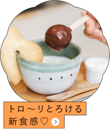 トロ～リとろける新食感♡