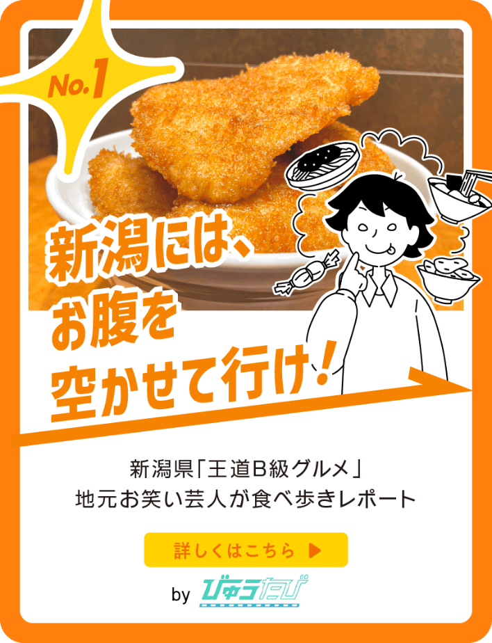新潟には、お腹を空かせていけ！
