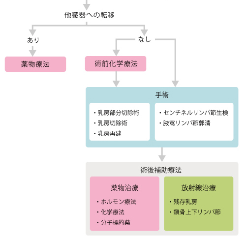 治療の流れのイメージ