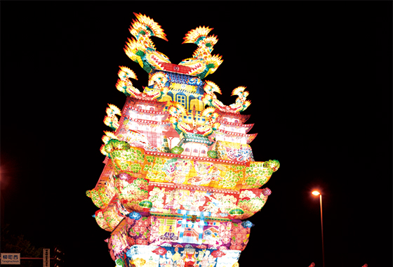 能代七夕「天空の不夜城」