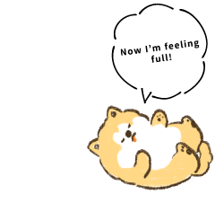 Now I’m feeling full!