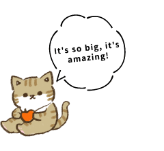 It's so big, it's amazing!