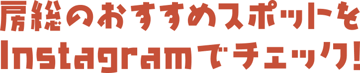 房総のおすすめスポットをInstagramでチェック！