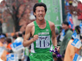 ラストスパートをかける5区高田選手