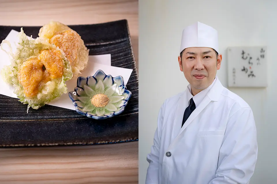 image:The cuisine of Uni Murakami and chef Kenichi Sasaki
