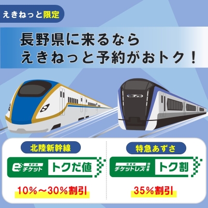 きっぷの購入は「えきねっと」