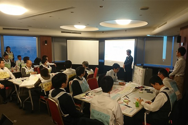 Smart City WG 第3回海浜幕張駅を対象とした防災WS開催