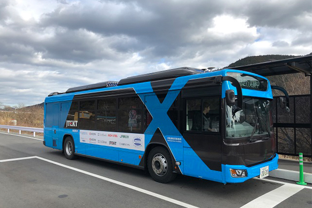 JR東日本管内のBRTにおけるバス自動運転の技術実証を実施