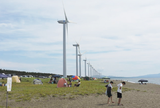 釜谷浜海水浴場・キャンプ場