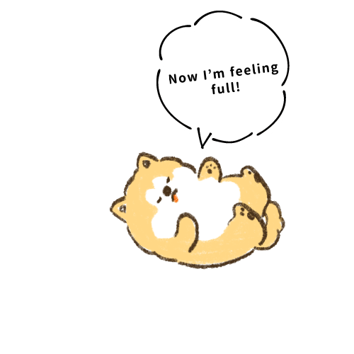 Now I’m feeling full!